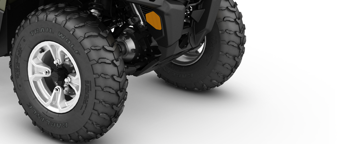 ATV Quad 12 Zoll Aluminiumgussräder mit 25 Zoll Reifen