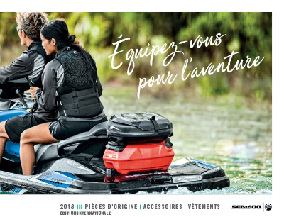 Sea Doo Brochure Accessoires vetements 2018